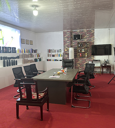 Sample display area